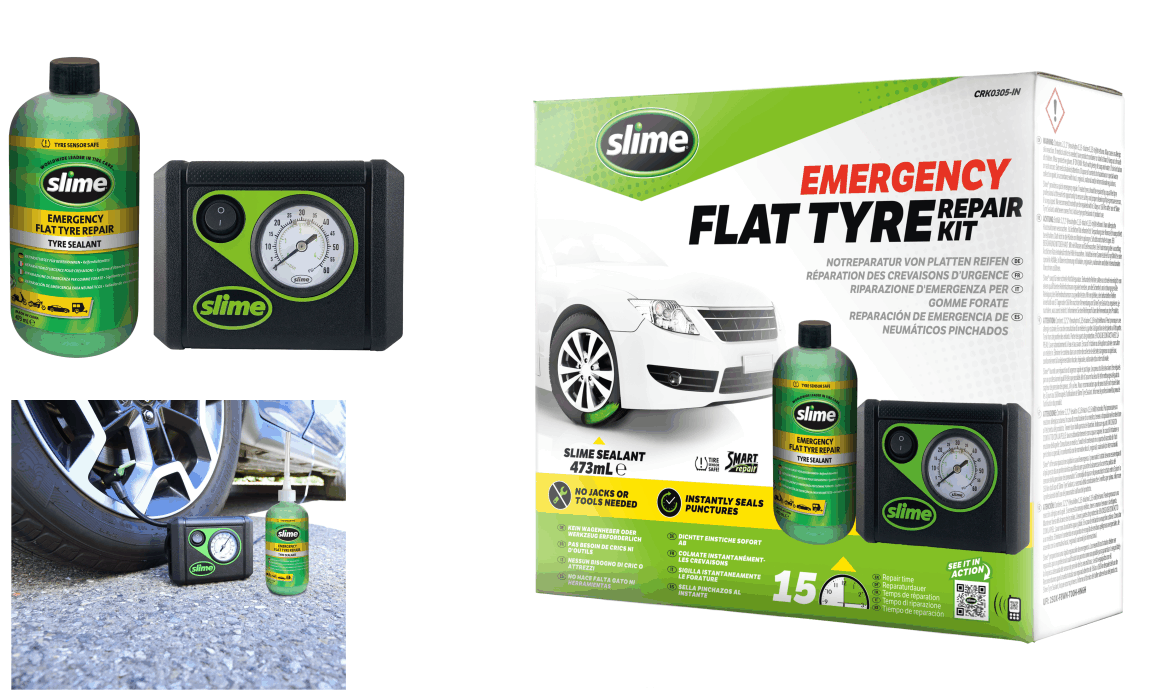 Slime Flat Tyre Repair Kit